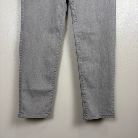 J. Jill Jeans Womens 14 Grey Boyfriend Straight Leg Ankle Zip Fly 5 Pocket Denim - Picture 4 of 9